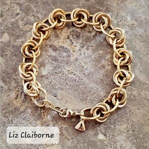 Liz Claiborne Gold Tone Bracelet